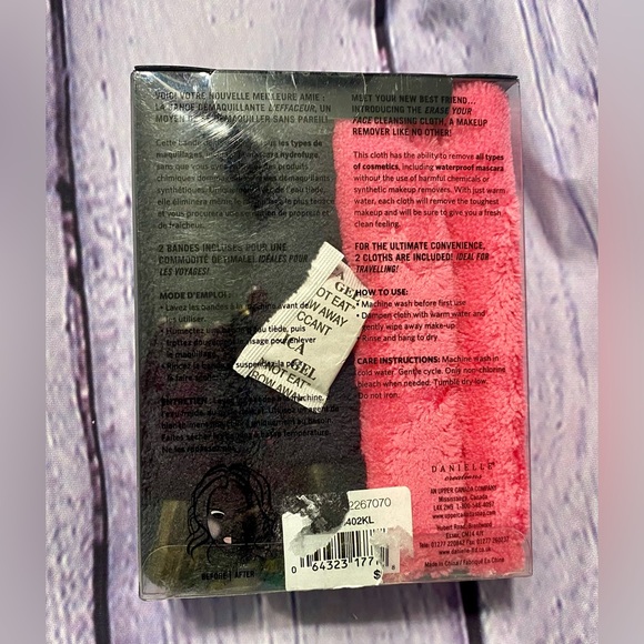 Erase Your Face Reusable Makeup Removing Cloths - Picture 2 of 2